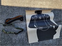 (2) Holster Belts & (5) Large Targets