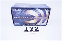 1000 COUNT OF FEDERAL PREMIUM LARGE MATCH PISTOL P