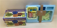 Childrens Toy Dishes/Sink and Pots/Pans