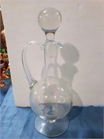 Vintage glass  wine decanter