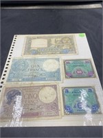 Foreign Currency From 1939-1944