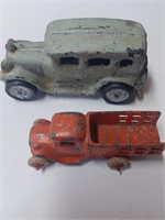 Cast Iron Delivery Style Car Vehicle and Metal