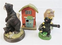 Bear Figurines and Pleasant Farms Decor