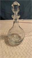 LEADED GLASS DECANTER