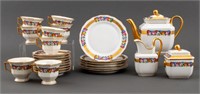 A. Schmidt & Son Porcelain Tea Set for 8