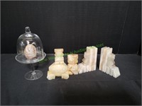 Marble Egg, Cupcake 2pc Dome, Bookends & More