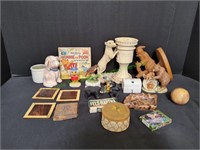 Bear Figurines, Winnie The Pooh Book/Record & More
