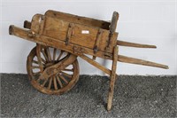 Handmade Wooden European Market Cart