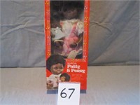 Musical Patty and Penny dolls, NOS, 1981