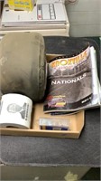 Kart tire, nationals program, O-bummer wipes