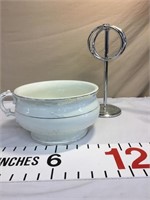 Chamber Pot and towel Holder