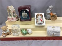 Eggs, Easter, Precious Moments Box and musical