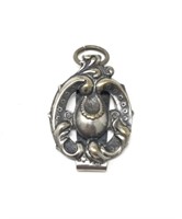 Victorian Chatelaine Hook Sterling Silver
