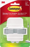 Command Mop and Broom Holder Wall Mount, White