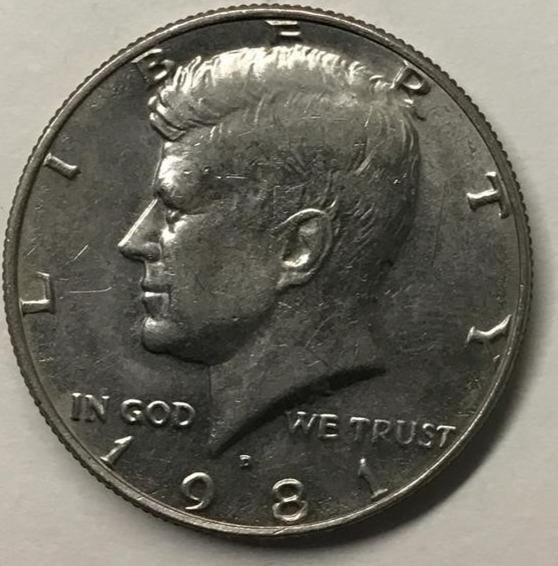 1981-D Kennedy Half Dollar