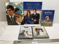 The Royals-Wedding etc DVDs Sealed Books New!