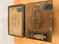 2 Vintage Cigar Boxes