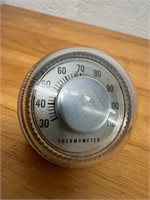 1950's Nuclear Electronics Paperweight Thermometer