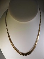 14kt Cleopatra Link Necklace