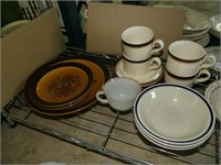 Mixed Lot of Stoneware Dishes