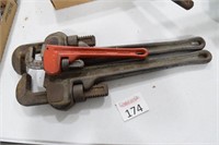 (2) 18 in Pipe Wrenches