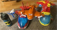 Boys lot  large size paw patrol air craft takes