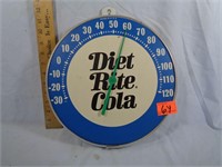 Diet Rite Cola 12" Round - No Glass