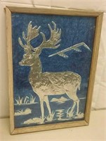 Lovely Deer Foil Art 11x15"