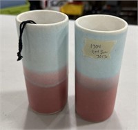 Pair of Dryden 1993 Pottery vases