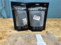 New lot of 2 Pure Support knee braces sz Lrg