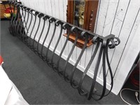8 FT WROUGHT IRON RAILING SECTION