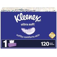 Kleenex Ultra Soft 3-Ply Facial Tissue - 120ct 8 P