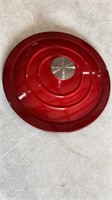 CAST IRON LID ONLY COLOR RED