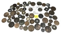 Lot, world coins, 59 pcs.