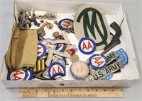 US Army Military Patches & Pins Lot