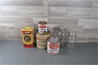 ASSORTED TINS & SEALERS