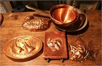 Lot of Copper Plated Items