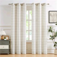 Light Filtering Natural Linen Curtains