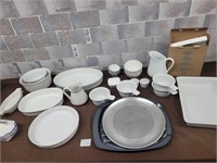 Corning ware and more modern sering/baking dishes