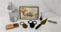 Advertising Thermometer, Loupes, Whistle & More!