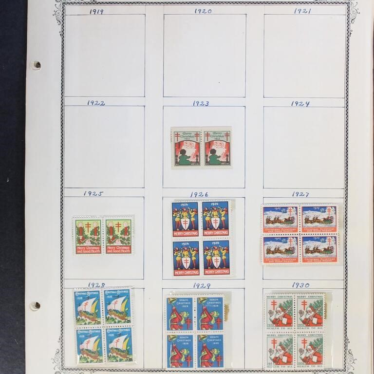 US Christmas Seals & Laebls Stamps Mint NH mounted