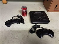 Sega Genesis no powercord & 2 Controllers