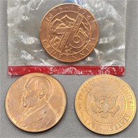 Three Collectorss Bronze Medals, White House