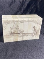 Scrim Shaw Ship Bone Box