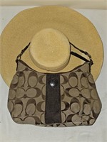 AUTHENTIC COACH PURSE AND HAT