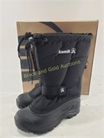 New Women's 6 Kamik Black Winter Boots