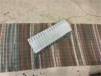 Lot of 2 Vintage Woven Rugs Including