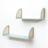 [PJ Collection] Decorative Wooden Wall Shelf with