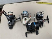 Four Fishing Reels, Browning, Daiwa & Garcia