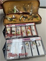 Assortment of Fishing Lures, 3 cases